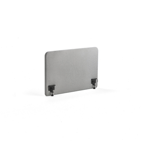 ścianka Biurkowa Zone 1000x650x30 Mm, Jasnoszary, Z Uchwytami