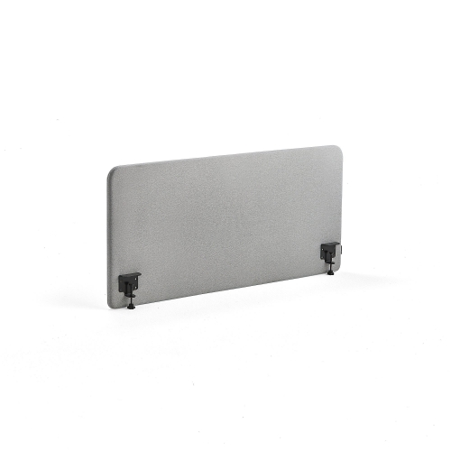 ścianka Biurkowa Zone 1400x650x30 Mm, Jasnoszary, Z Uchwytami