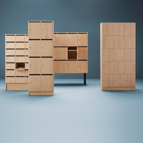 Szafa Schowkowa/pocztowa Messenger, 12 Skrytek, 1700x1300x450 Mm, Brzoza