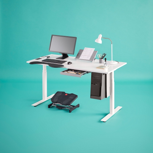 Szuflada Podblatowa, 380x245x42 Mm, Szary Aluminium