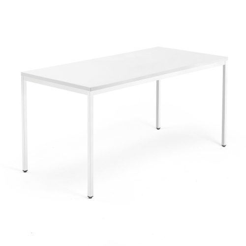 Stół Modulus, 1600x800 Mm, Biały, Biały