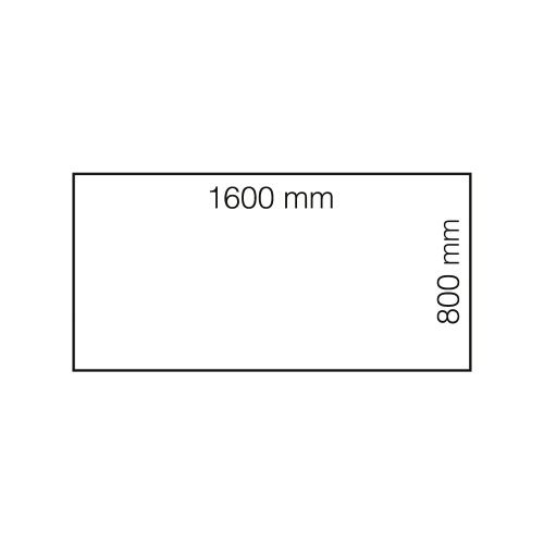 Stół Modulus, 1600x800 Mm, Biały, Biały
