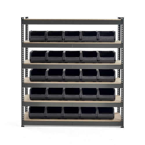 Regał Aj 9000 + Combo 25 Pojemników