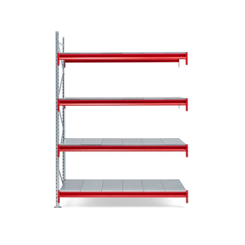 Regał Tough moduł Dodatkowy, 2500x1800x1000 Mm, 4 Stalowe Półki