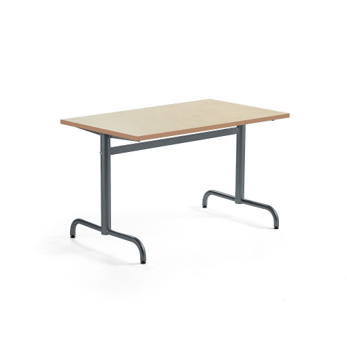 Stół Plural 1200x700x720 Mm, Linoleum, Beżowy, Antracyt