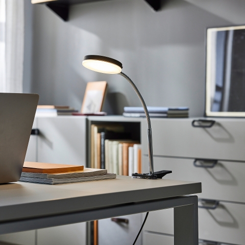 Lampka Na Biurko Cetus Led, Uchwyt Zaciskowy, Czarny