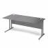 Biurko Proste Flexus, 1600x800 Mm, Laminat, Szary