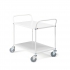 Wózek Shuttle Z Półkami, 2 Półki, 200 Kg, 950x550x940 Mm, Biały