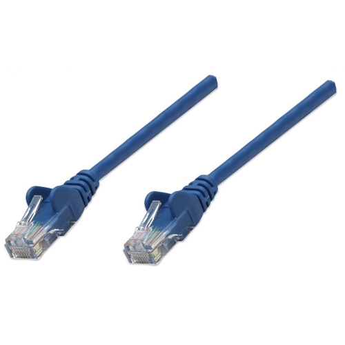 Patch Cord Cat6 Utp 3,0m Niebieski 100% Miedź