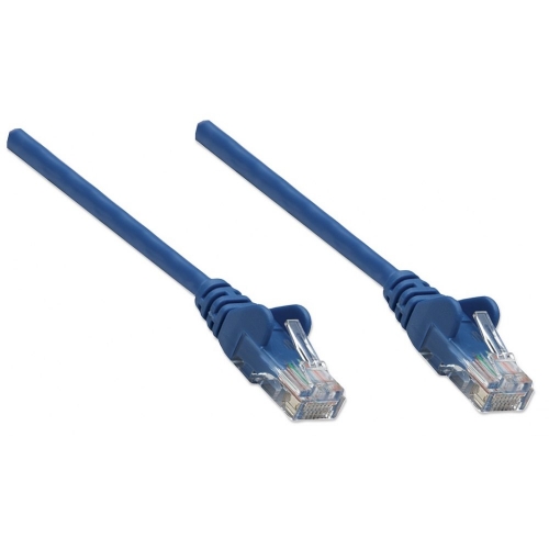 Patch Cord Cat6 Utp 3,0m Niebieski 100% Miedź