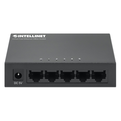 Switch Ethernet 5x 10/100mbps Rj45 Desktop Metalowy