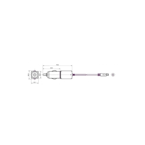 Samochodowa ładowarka Usb Micro-b 5v 1a