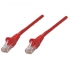 Patch Cord Cat5e Utp 0,5m Czerwony 100% Miedź