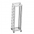 Rama Stojąca 42u Rack 19 600x600, Podwójna, Na Kółkach