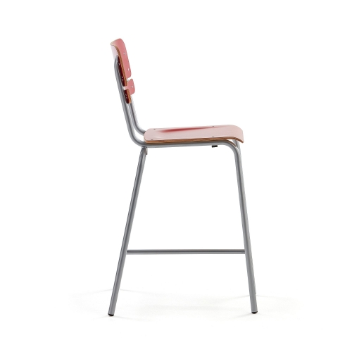 Krzesło szkolne SCIENTIA <span>Model wysoki, 650 mm, czerwony</span> AJ Produkty