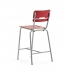 Krzesło szkolne SCIENTIA <span>Model wysoki, 650 mm, czerwony</span> AJ Produkty